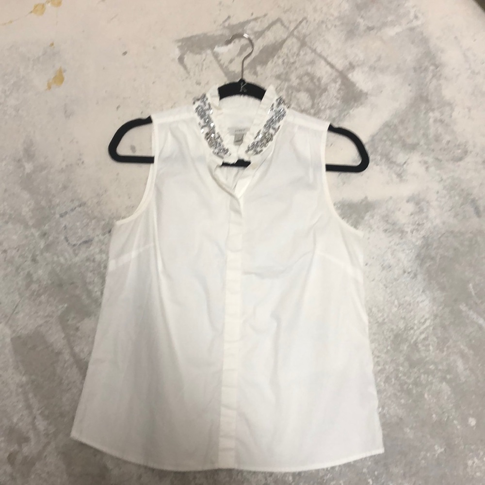 💎J. Crew Embellished blouse - Picture 9 of 10
